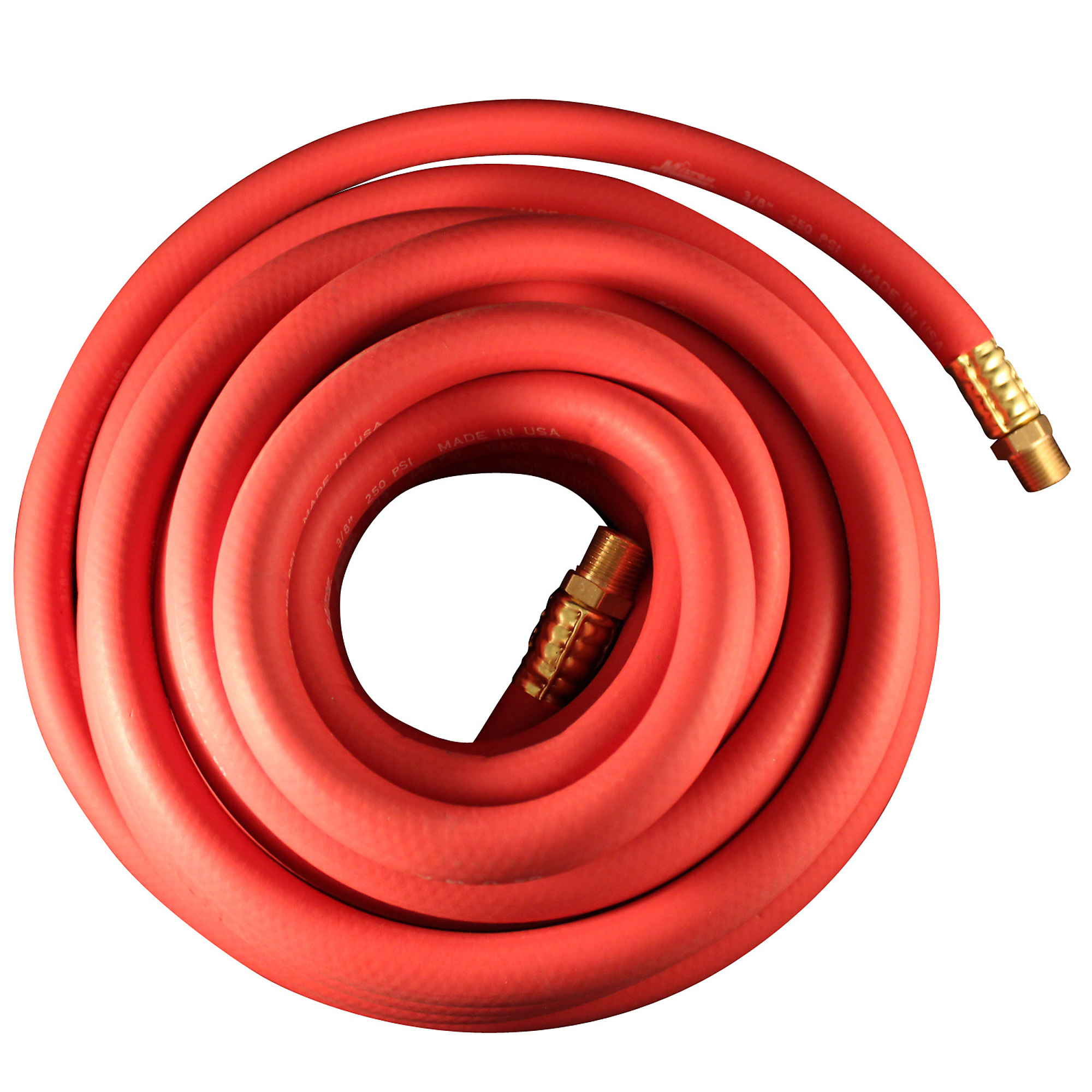 Milton, Air Hose 25ft., 3/8in. ID x 1/4in. NPT, Model# 1634